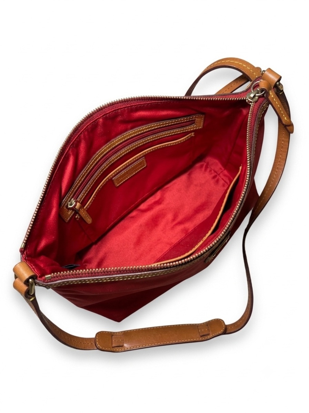 Vintage dooney & Bourke nylon & leather crossbody nwt - Picture 4 of 5